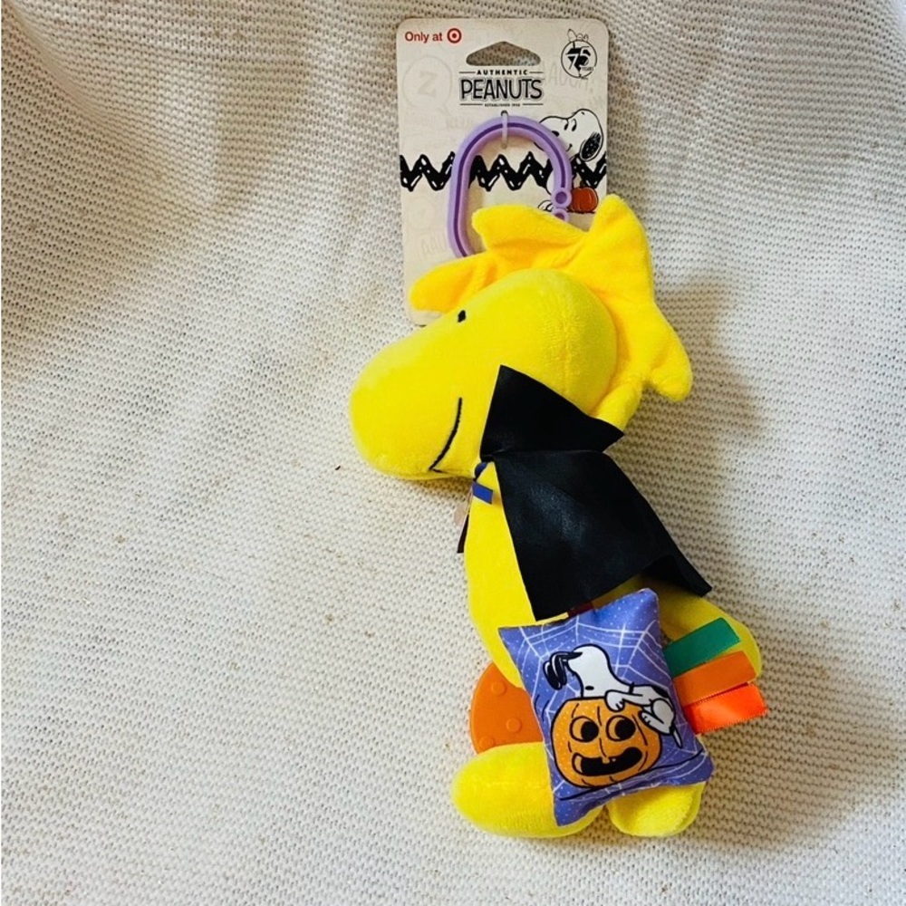 Peanuts Woodstock Halloween plush baby toy